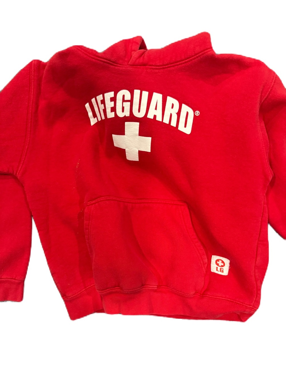 Lifeguard Red Kids Hoodie Sweatshirt